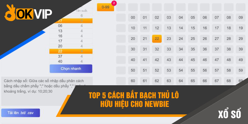 Bạch thủ lô là gì? Bỏ túi NGAY chiến thuật bất bại lô OKVIP 4 Top 5 cách bắt bạch thủ lô hữu hiệu cho newbie