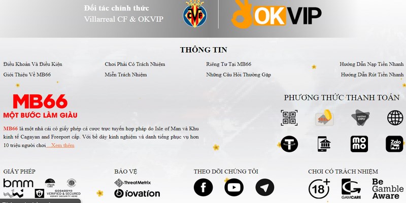 Mb66 - Nhà Cái Mới Của Okvip Năm 2023 Đừng Bỏ Qua 3 Nhà cái được sự hẫu thuẫn vững chắc về tiềm lực kinh tế của OKVIP